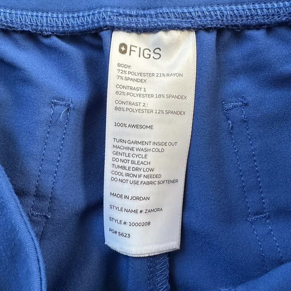 Figs Blue Zamora Joggers - Picture 2 of 2